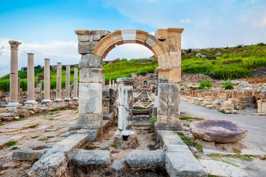 Perge ancient anatolian city antalya, Turkey